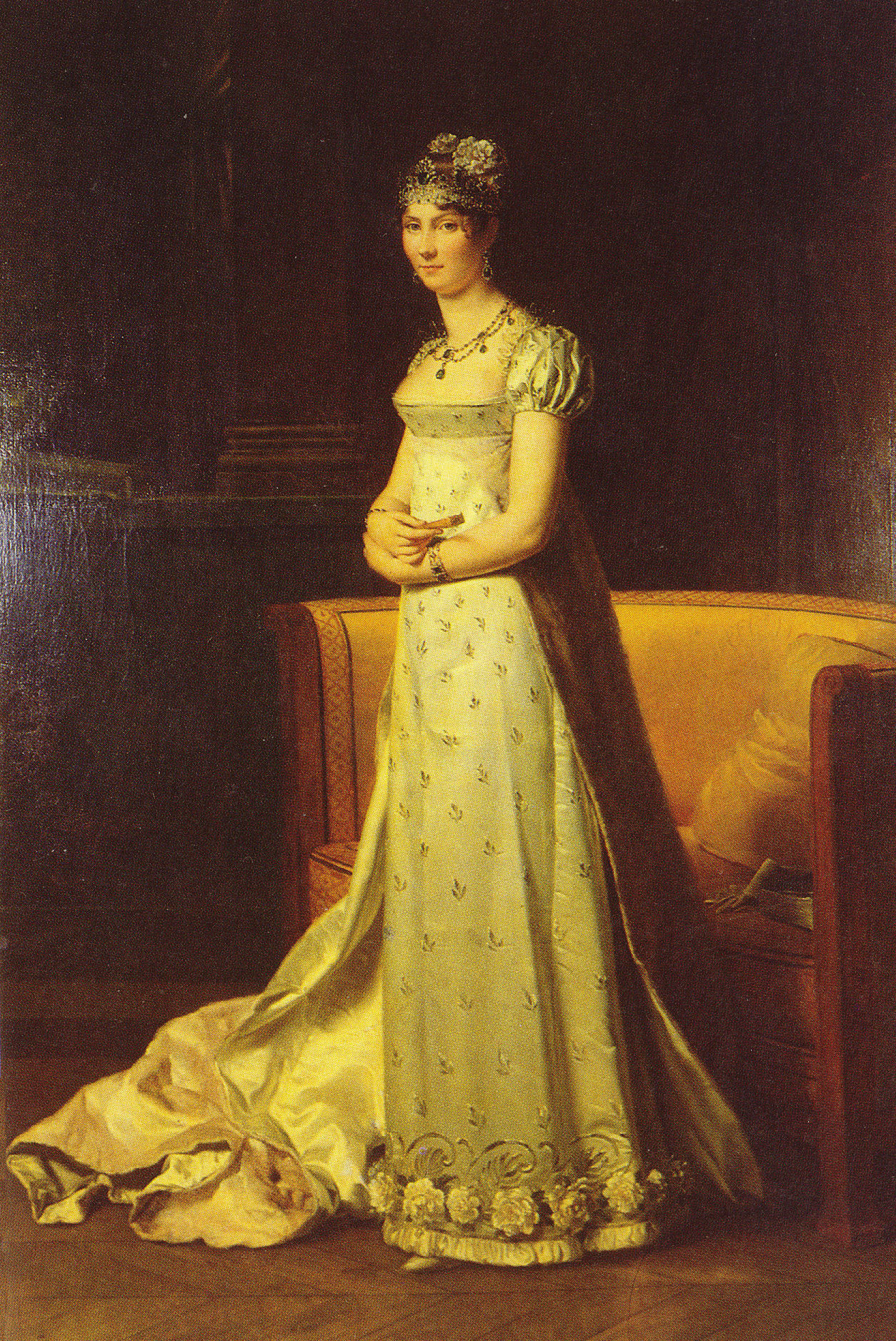 バーデン大公妃ステファニー・ド・ボアルネの肖像画