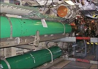 潜水艦内のMark 37魚雷