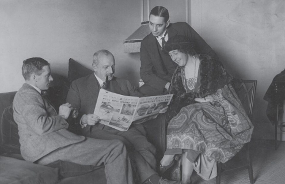 1922年の大英帝国博覧会ツアー関係者写真