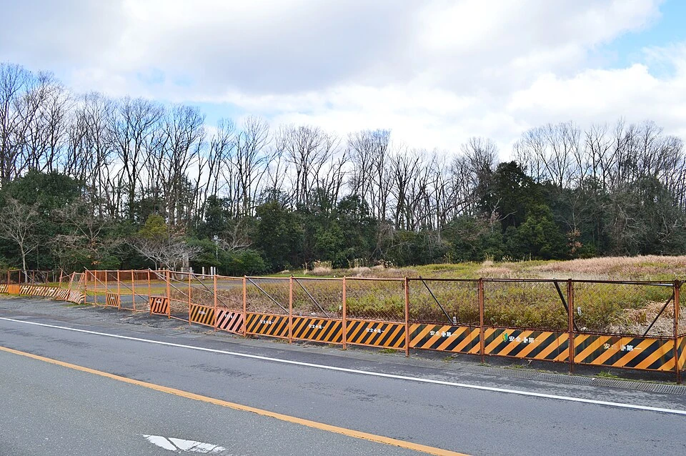 奈良県桜井市の桜井茶臼山古墳の墳丘