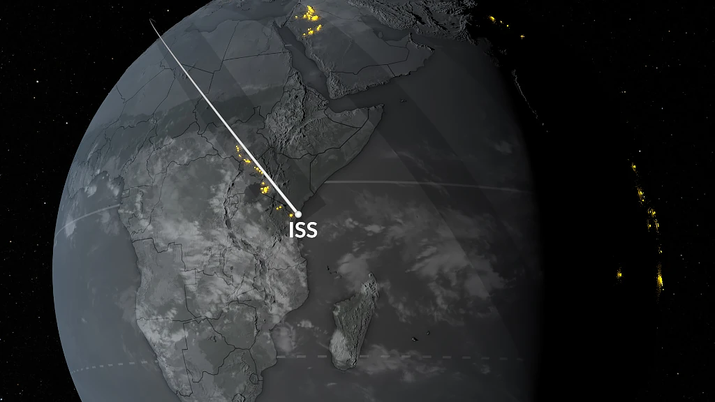 国際宇宙ステーションのLISが2017年から2023年に検出した全球雷イベント図