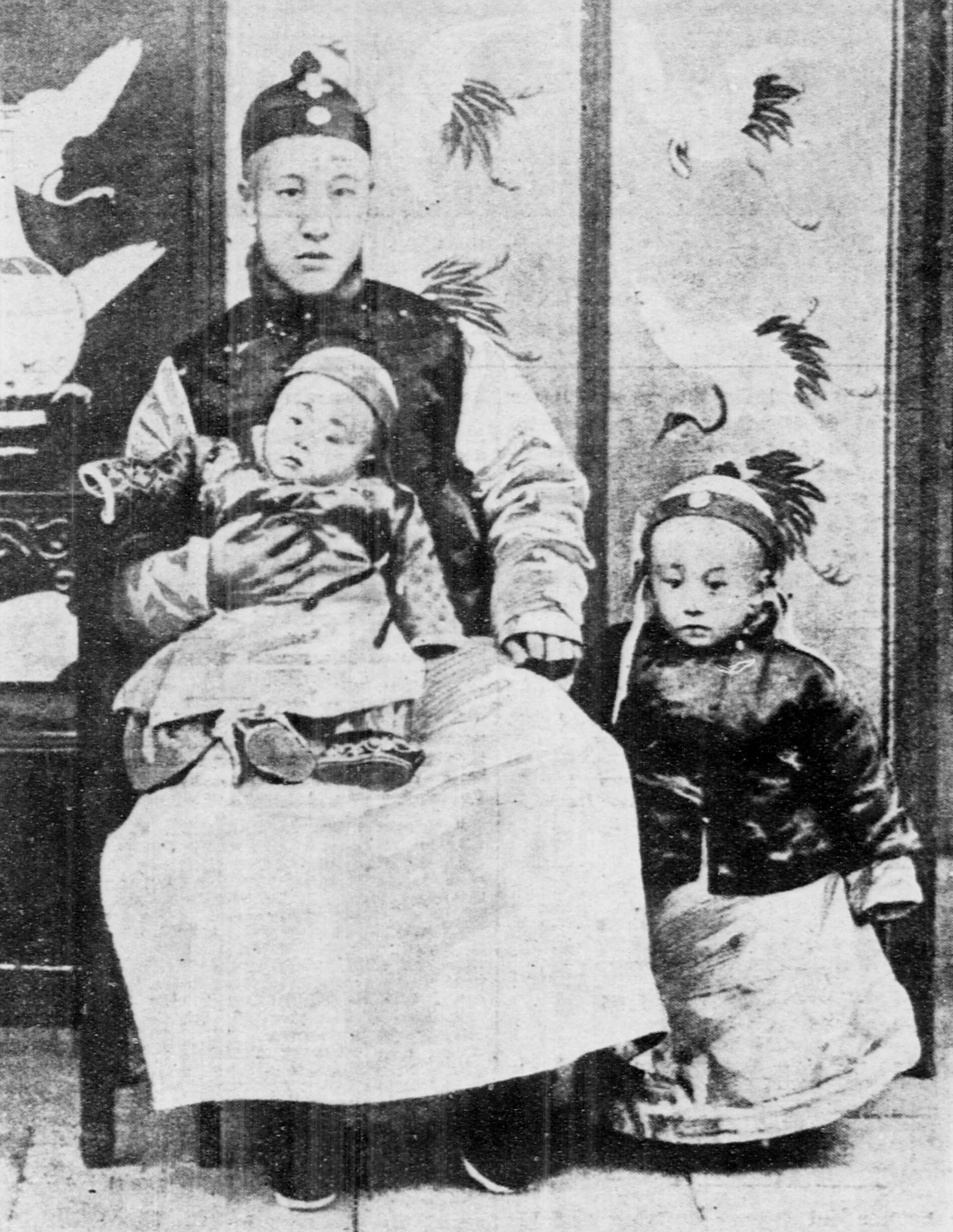 幼い清朝最後の皇帝・溥儀の写真