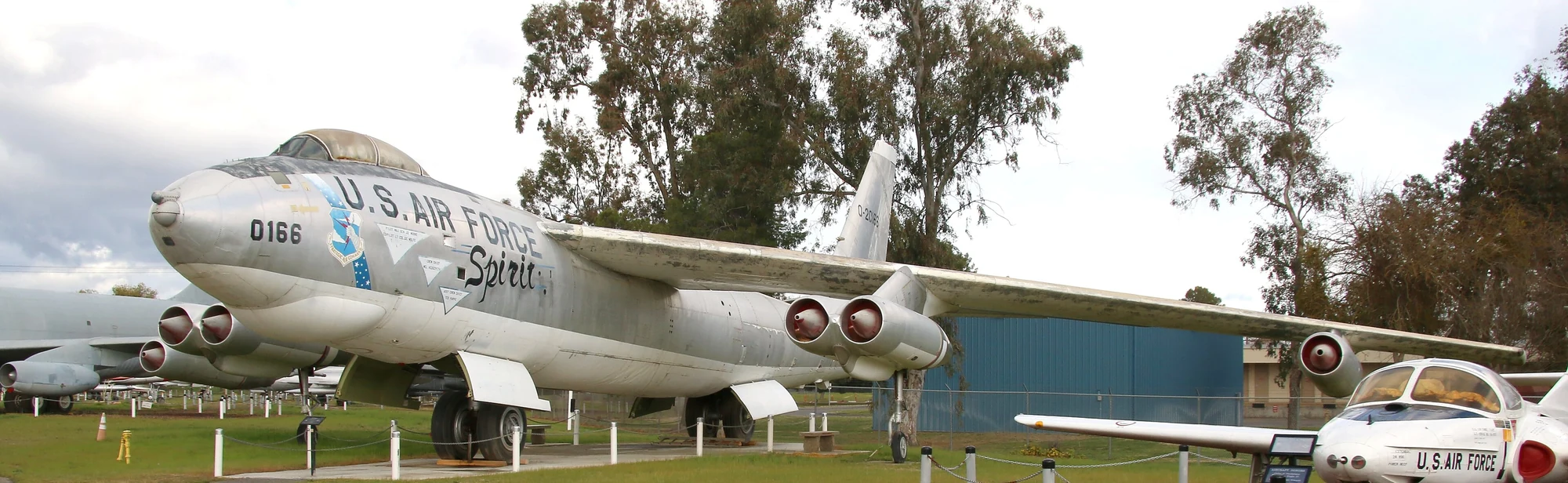 博物館で保存されるB-47Eの側面