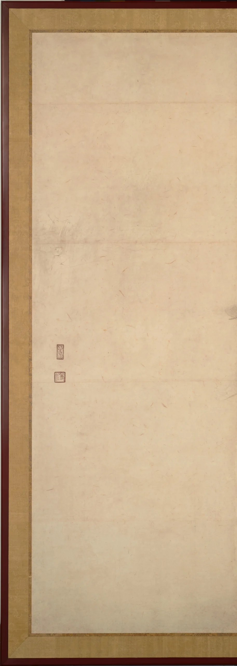 松林図屛風左隻の向かって左から一扇目