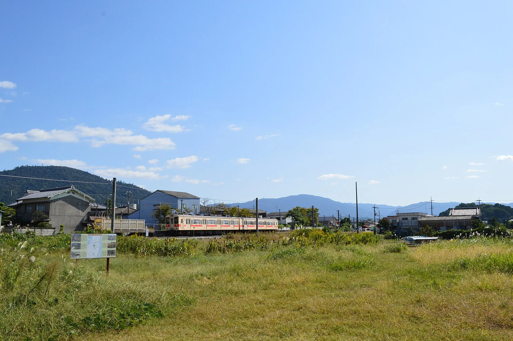 奈良県桜井市の纒向遺跡辻地区の現在の景観