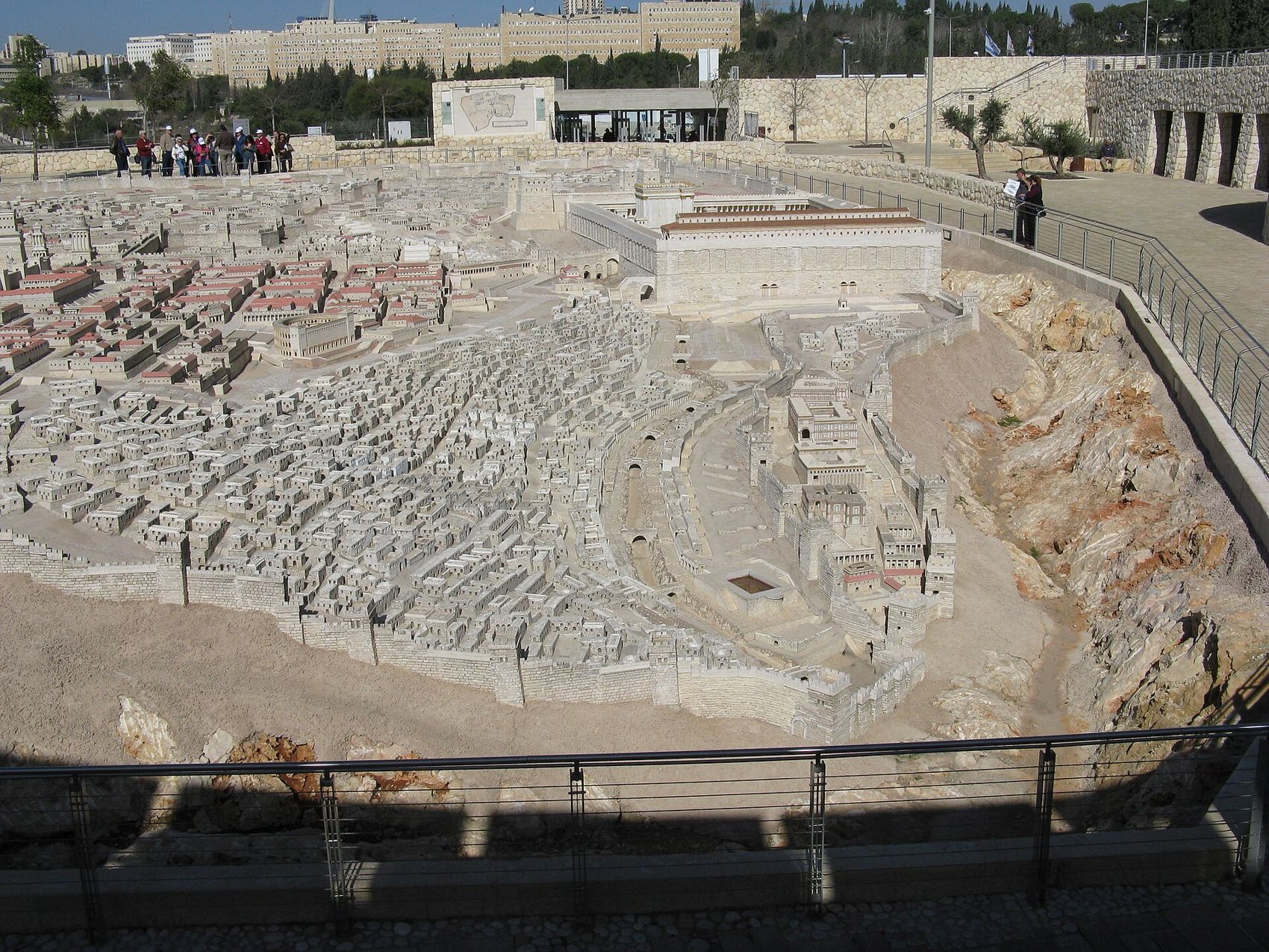 イスラエル博物館の第二神殿期エルサレム模型
