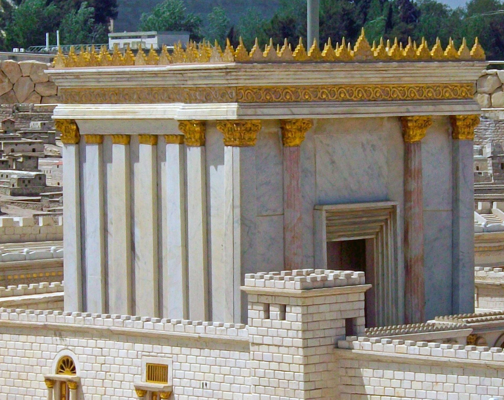 イスラエル博物館にある第二神殿の復元模型